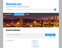 Tablet Screenshot of meicende.com